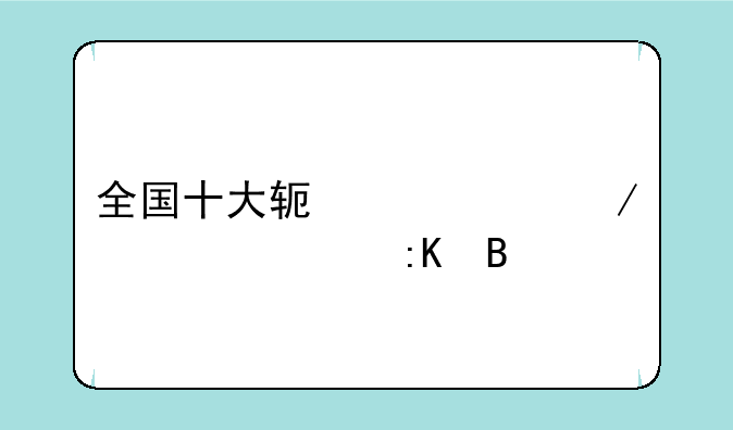 全国十大软件工程大学排名