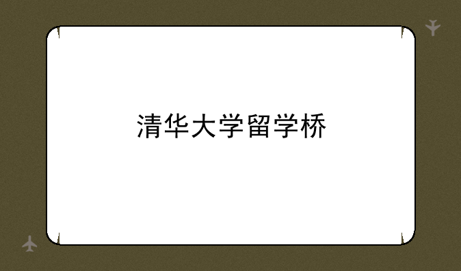 清华大学留学桥